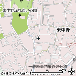 埼玉県春日部市東中野957周辺の地図