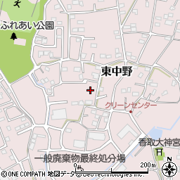 埼玉県春日部市東中野814周辺の地図