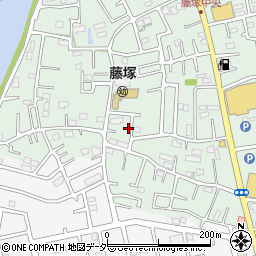 埼玉県春日部市藤塚1157周辺の地図