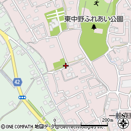 埼玉県春日部市東中野1117周辺の地図