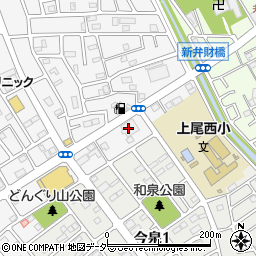 ゲオ上尾小泉店周辺の地図