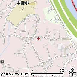 埼玉県春日部市東中野451周辺の地図