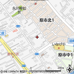 埼玉県上尾市原市2211-15周辺の地図