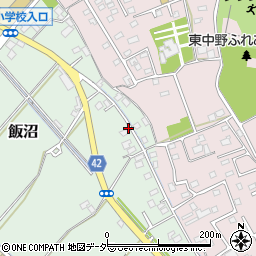 埼玉県春日部市飯沼58周辺の地図