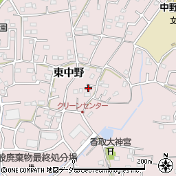 埼玉県春日部市東中野801周辺の地図