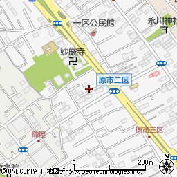 埼玉県上尾市原市1013-8周辺の地図