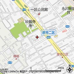 埼玉県上尾市原市1013-8周辺の地図