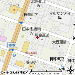 田中忠織物神中工場周辺の地図