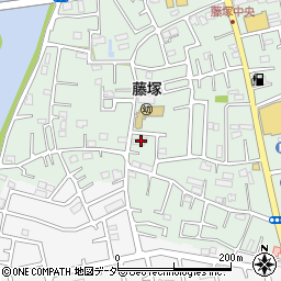埼玉県春日部市藤塚1158周辺の地図
