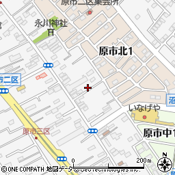 埼玉県上尾市原市2208周辺の地図