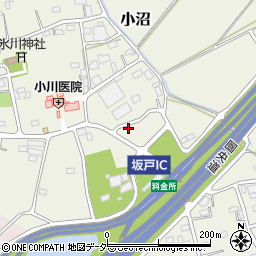 埼玉県坂戸市小沼884-1周辺の地図