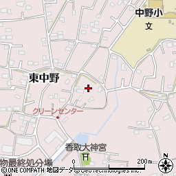 埼玉県春日部市東中野722周辺の地図