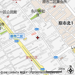 埼玉県上尾市原市1095-3周辺の地図