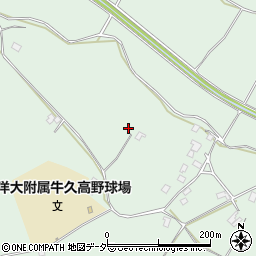 茨城県牛久市久野町1600周辺の地図