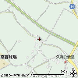 茨城県牛久市久野町1232周辺の地図