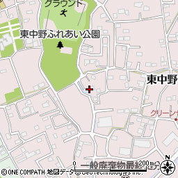 埼玉県春日部市東中野966周辺の地図