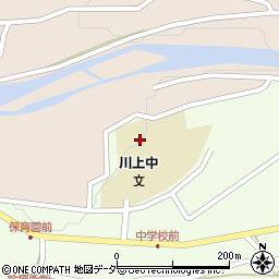 川上村学校給食共同調理場周辺の地図