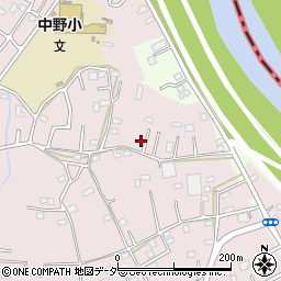 埼玉県春日部市東中野543周辺の地図