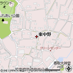 埼玉県春日部市東中野811周辺の地図