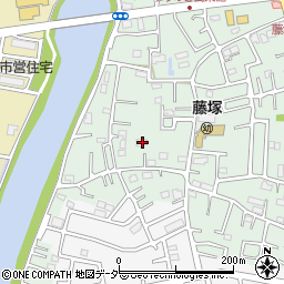 埼玉県春日部市藤塚842周辺の地図