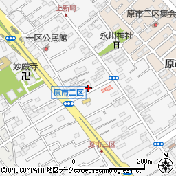 埼玉県上尾市原市1106周辺の地図
