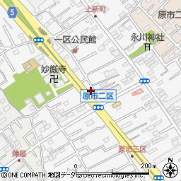 埼玉県上尾市原市1015-4周辺の地図