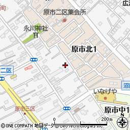 埼玉県上尾市原市2199周辺の地図