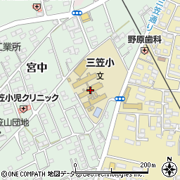 鹿嶋市立三笠小学校周辺の地図