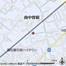 埼玉県春日部市南中曽根625周辺の地図