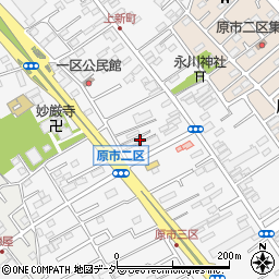 埼玉県上尾市原市1101周辺の地図