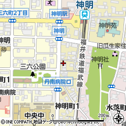 神明塾セルム式子ども英語教室周辺の地図