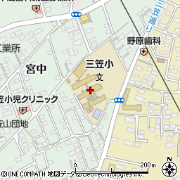 鹿嶋市立三笠小学校周辺の地図