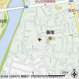 埼玉県春日部市藤塚854周辺の地図