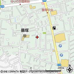 埼玉県春日部市藤塚周辺の地図
