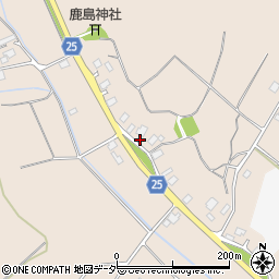 茨城県稲敷市月出里423周辺の地図