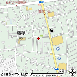 埼玉県春日部市藤塚1168周辺の地図