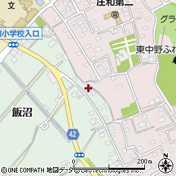 埼玉県春日部市飯沼70周辺の地図