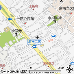 埼玉県上尾市原市1114-1周辺の地図