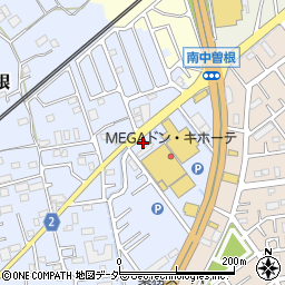 埼玉県春日部市南中曽根892周辺の地図