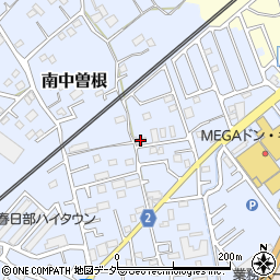 埼玉県春日部市南中曽根715周辺の地図