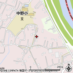 埼玉県春日部市東中野553周辺の地図