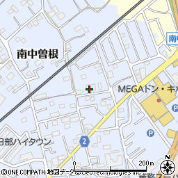 埼玉県春日部市南中曽根716周辺の地図