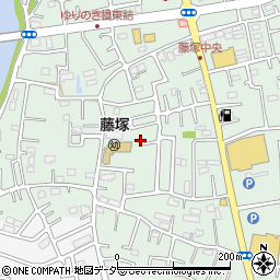埼玉県春日部市藤塚1163周辺の地図
