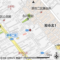 埼玉県上尾市原市2177周辺の地図
