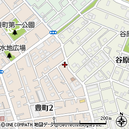 大和屋春日部店周辺の地図