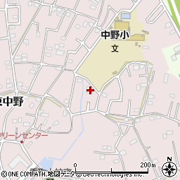 埼玉県春日部市東中野687周辺の地図