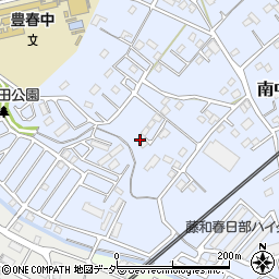埼玉県春日部市南中曽根540周辺の地図