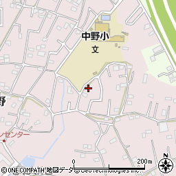 埼玉県春日部市東中野568周辺の地図