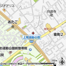熊谷通運上尾支店周辺の地図