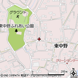 埼玉県春日部市東中野1447周辺の地図